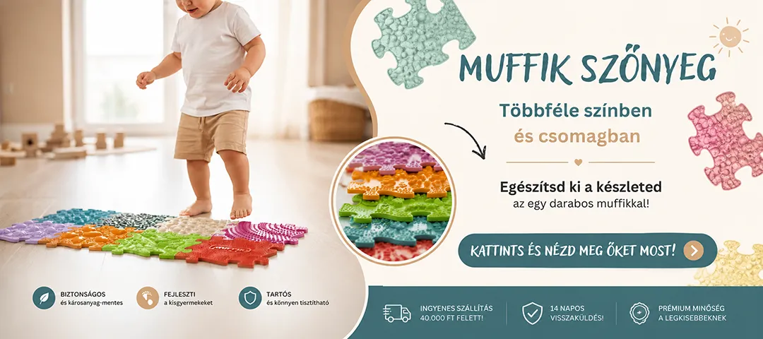 Muffik ortopédiai játszó szőnyeg