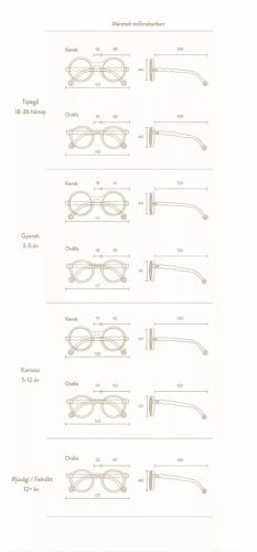 4897108581168 Olivio & Co polarizált gyerek napszemüveg 18+, Squid Black