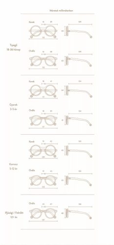 Olivio & Co polarizált gyerek napszemüveg 0-18 hó, Rock Rose