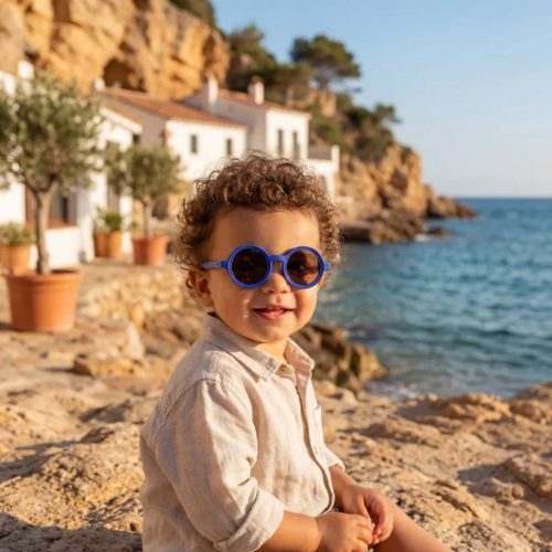 4897108583759 Olivio & Co polarizált gyerek napszemüveg 0-18 hó, Midnight Berry