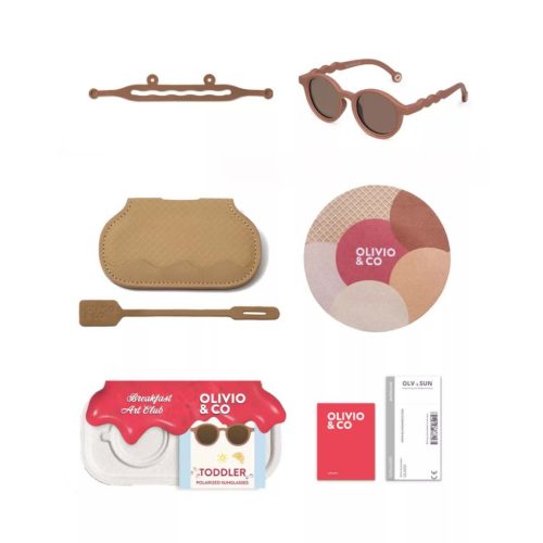 4897108583797 Olivio & Co polarizált gyerek napszemüveg 18-36 hó, Chocolate