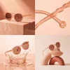 4897108583841 Olivio & Co polarizált gyerek napszemüveg 3-5 év, Fig Pink