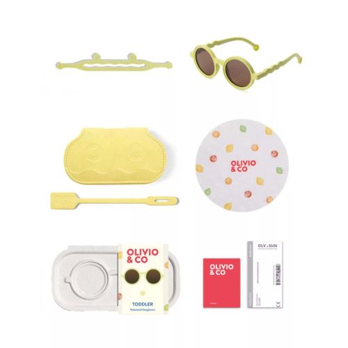 4897108585210 Olivio & Co polarizált gyerek napszemüveg 18-36 hó, Lime Green