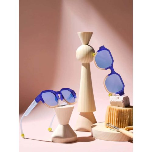 4897108589188 Olivio & Co polarizált gyerek napszemüveg 5-12 év, Colorblock Sea