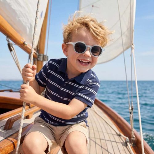 4897108589393 Olivio & Co polarizált gyerek napszemüveg 3-5 év, Sailing Blue