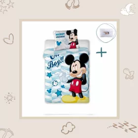 5057241301057-SZETT Mickey Mouse ágyneműhuzat szett, 100x135 cm, 40x60 cm