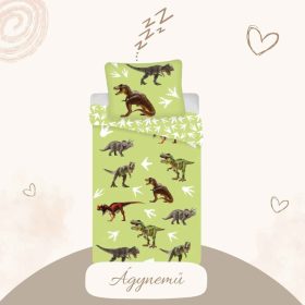 5714710011564 Dinoszaurusz ágyneműhuzat, 100x135 cm, 40x60 cm