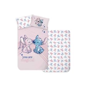 5714710018501 Lilo és Stitch ovis ágyneműhuzat, 100x135 cm, 40x60 cm