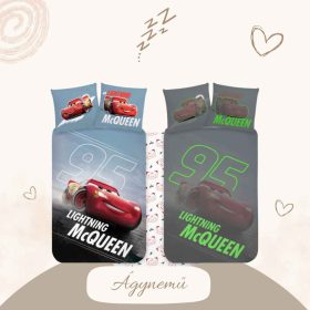 5714710019560 Disney Verdák Lightning sötétben világító ágyneműhuzat, 100x135 cm, 40x60 cm