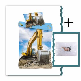 5714710019911-SZETT Markoló ovis ágyneműhuzat szett, 100x135 cm, 40x60 cm