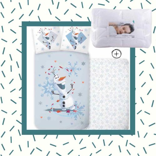 5714710021389-SZETT Olaf ovis ágyneműhuzat szett, 100x135 cm, 40x60 cm