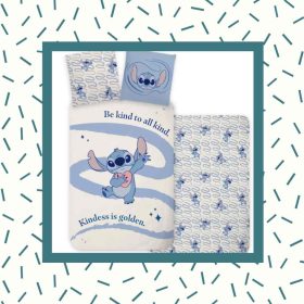 5714710021402 Lilo és Stitch ovis ágyneműhuzat, 100x135 cm, 40x60 cm