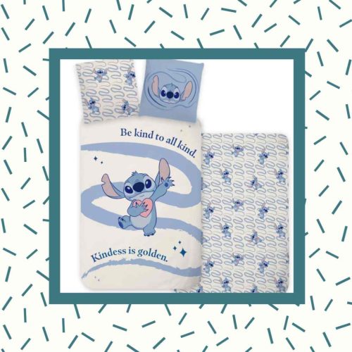 5714710021402 Lilo és Stitch ovis ágyneműhuzat, 100x135 cm, 40x60 cm