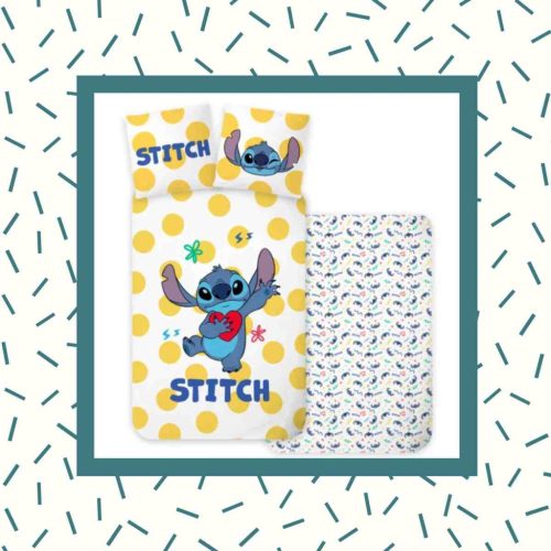 5714710021426 Lilo és Stitch ovis ágyneműhuzat, 100x135 cm, 40x60 cm