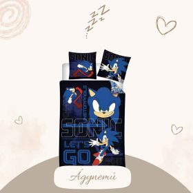 5714710022065 Sonic, a sündisznó ágyneműhuzat, 100x135 cm, 40x60 cm
