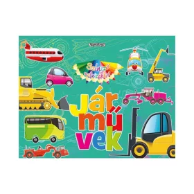 5999564962303 Színező matricákkal - Járművek