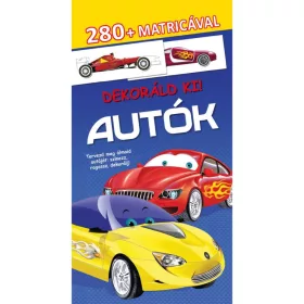 5999564963096 Dekoráld ki! Autók - 280 matricával!