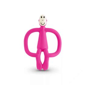 611901211046 Matchstick Monkey Rágómaki - Rágóka fogzásra, Rózsaszín