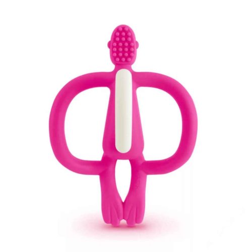 611901211046 Matchstick Monkey Rágómaki - Rágóka fogzásra, Rózsaszín