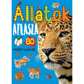 9789634457770 Állatok atlasza 80 matricával