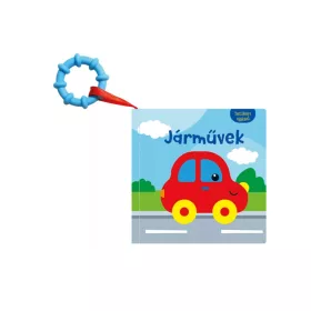 9789634831617 Textilkönyv rágókával - Járművek