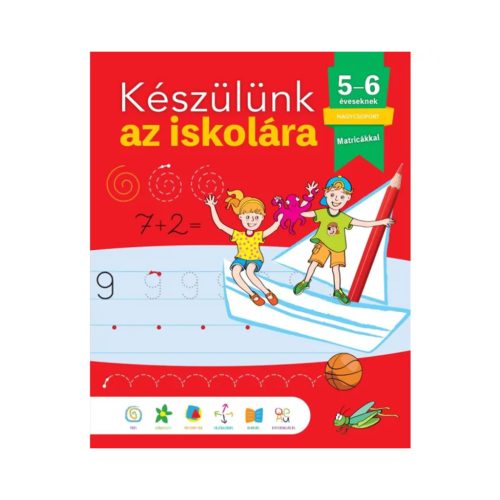 9789634835035 Készülünk az iskolára - 5-6 éveseknek, matricákkal