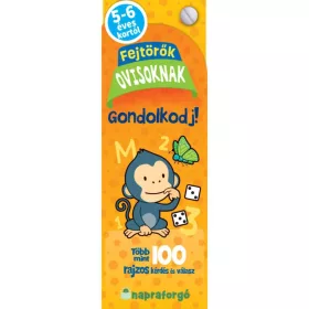 9789634836261 Fejtörők - Ovisoknak, Gondolkodj!