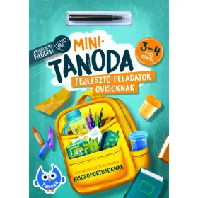 9789634837503 Mini Tanoda - Fejlesztő feladatok ovisoknak 3-4 éves kortól
