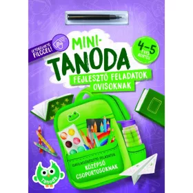 9789634837510 Mini Tanoda - Fejlesztő feladatok ovisoknak 4-5 éves kortól
