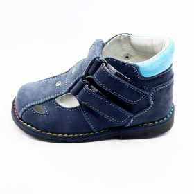 BB20-00000564 Salus Zárt Szandál, Fiú, Szupinált, Kék, FLO-801