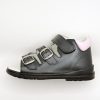 BB20-00001001 TD Shoes Szupinált Szandál, Lány, Fekete, TDSMP27