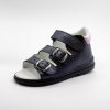 BB20-00001001 TD Shoes Szupinált Szandál, Lány, Fekete, TDSMP27