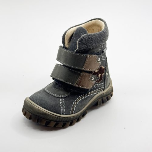 BB20-00001449 Szamos Téli Gyerek Cipő, Fiú, Szürke, 1102-390111-20