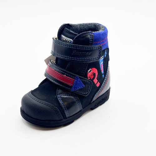 BB20-00001466 Szamos Téli Szupinált Gyerek Cipő, Fiú, Fekete, 1622-177090-20