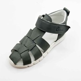 BB20-20240310 TD Shoes Zárt Szandál, Fiú, Szürke, TD23G28