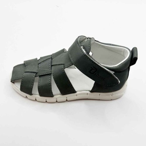 BB20-20240310 TD Shoes Zárt Szandál, Fiú, Szürke, TD23G28