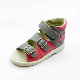 BB20-20240507 Salus Szupinált Szandál, Lány, Szürke, FLO-911