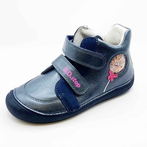 BB20-20240590 D.D.Step, Barefoot, Gyerek Cipő, Lány, Kék, AGL058A063-42804L