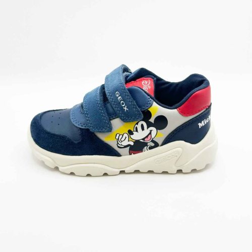 BB20-20240716 Geox Gyerek Cipő, Fiú, Kék, B465RA-C0832, Mickey Mouse