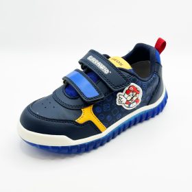 BB20-20240780 Geox Világítós Gyerek Cipő, Fiú, Kék, B465ZC-C4226, Super Mario