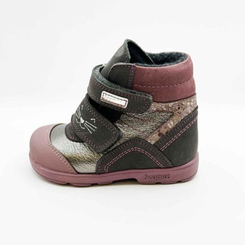 BB20-20240812 Szamos Téli Szupinált Gyerek Cipő, Lány, Szürke, 1818-577490-20