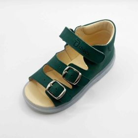 BB20-20240987 TD Shoes Világítós Szupinált Szandál, Fiú, Zöld, TDSLGG20