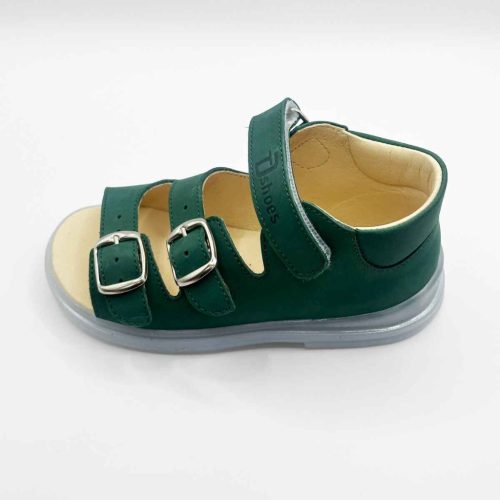 BB20-20240987 TD Shoes Világítós Szupinált Szandál, Fiú, Zöld, TDSLGG20