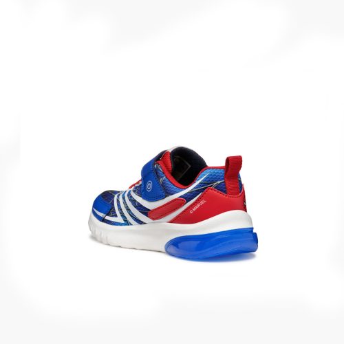 BB20-20241578 Geox Világítós Tavaszi Gyerek Cipő, Fiú, Kék, J55LBH-C0833, Pókember