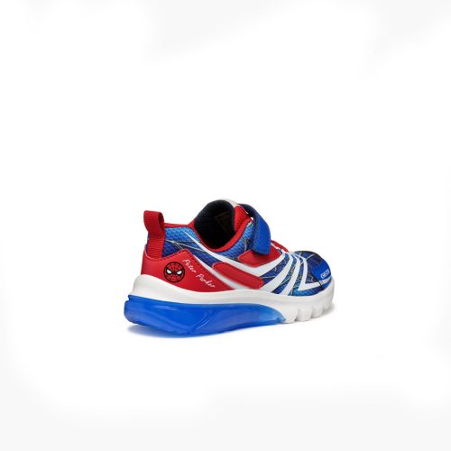 BB20-20241578 Geox Világítós Tavaszi Gyerek Cipő, Fiú, Kék, J55LBH-C0833, Pókember