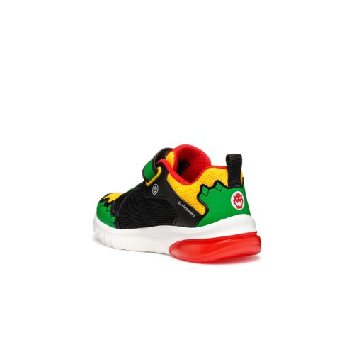 BB20-20241585 Geox Világítós Tavaszi Gyerek Cipő, Fiú, Zöld, J55LBE-C3221, Bowser