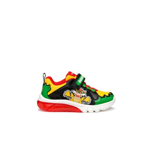 BB20-20241585 Geox Világítós Tavaszi Gyerek Cipő, Fiú, Zöld, J55LBE-C3221, Bowser