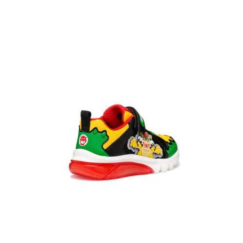 BB20-20241590 Geox Világítós Tavaszi Gyerek Cipő, Fiú, Zöld, J55LBE-C3221, Bowser