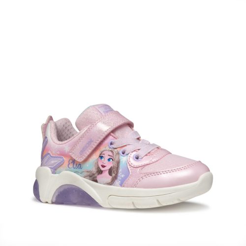BB20-20241604 Geox Világítós Tavaszi Gyerek Cipő, Lány, Lila, J55M4E-C8842, Elsa