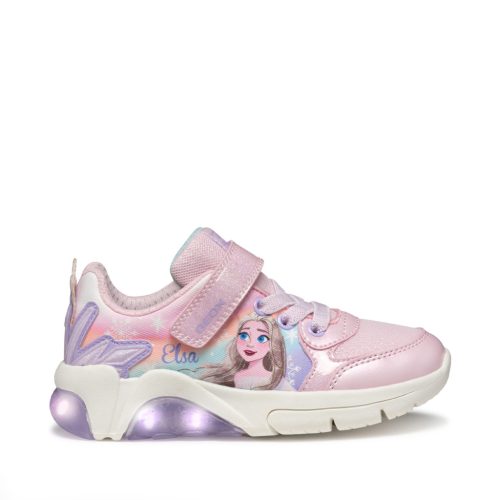 BB20-20241604 Geox Világítós Tavaszi Gyerek Cipő, Lány, Lila, J55M4E-C8842, Elsa